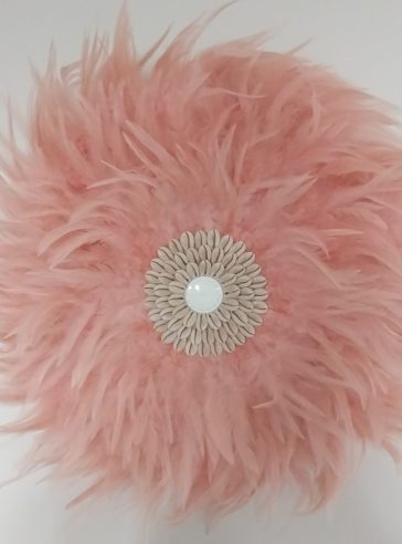 Pink Tribal Luxe Juju Hat Wall Hanging - Medium