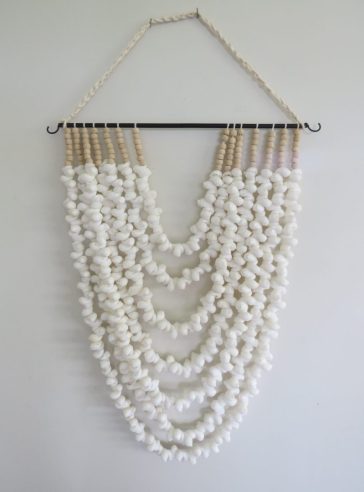 Andros White Seashell Necklace Wall Hanging