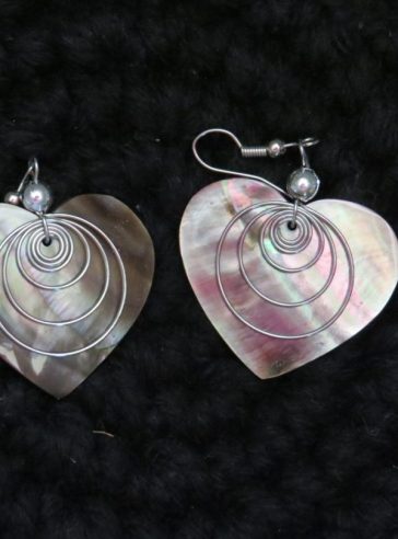 Heart Shell Earrings #6