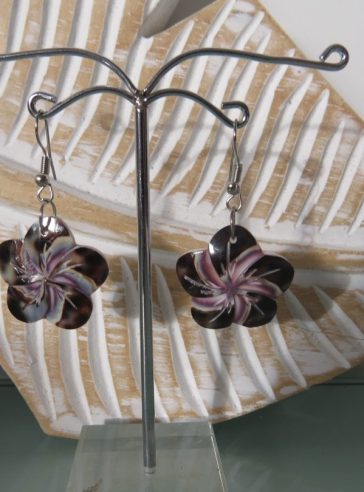 Shell Flower Shape  Drop Earrings
